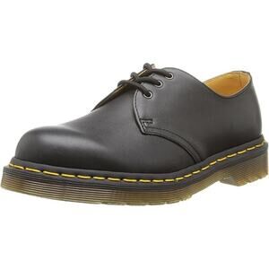 Dr Martens 11837 Black Oxford Shoes 100% Smooth Leather Womens Size US 8 New